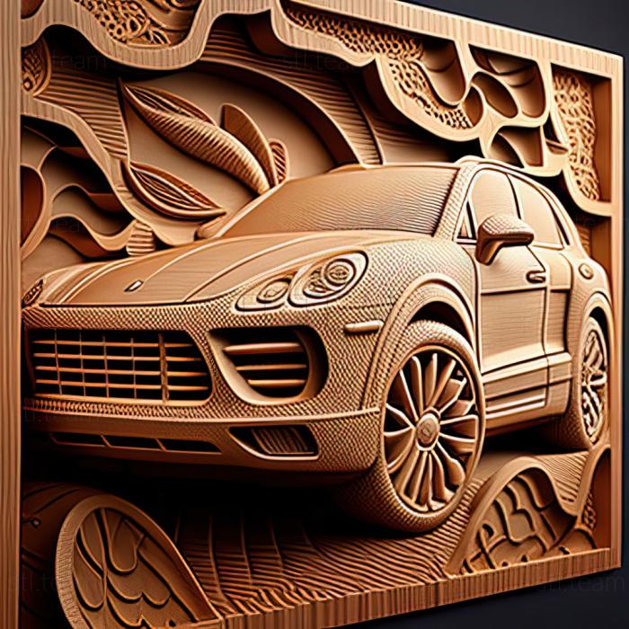 3D model Porsche Cayenne (STL)